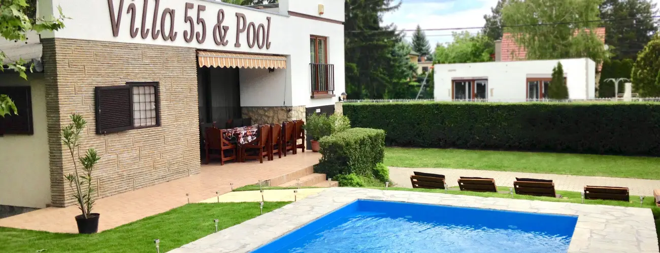 Villa 55 & Pool Sifok - Balatoni kedvezmnyes rak nelltssal (1 jtl)