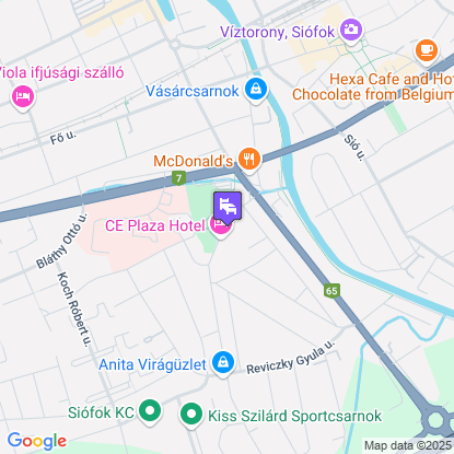 CE Plaza Hotel a térképen