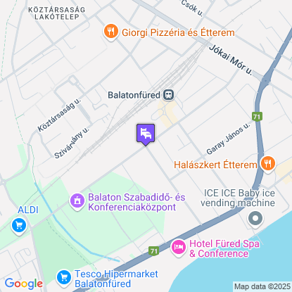 Akadémia Hotel a térképen