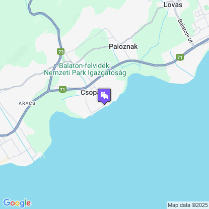 Hotel Csopak Resort & Lake a térképen