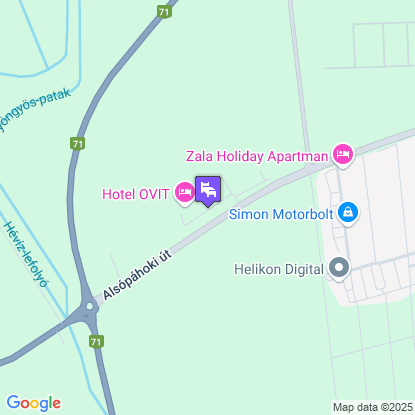 Hotel Ovit a térképen