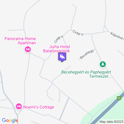 Jurta Spirit Hotel a térképen