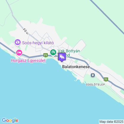 Parti Sétány Vendégház a térképen